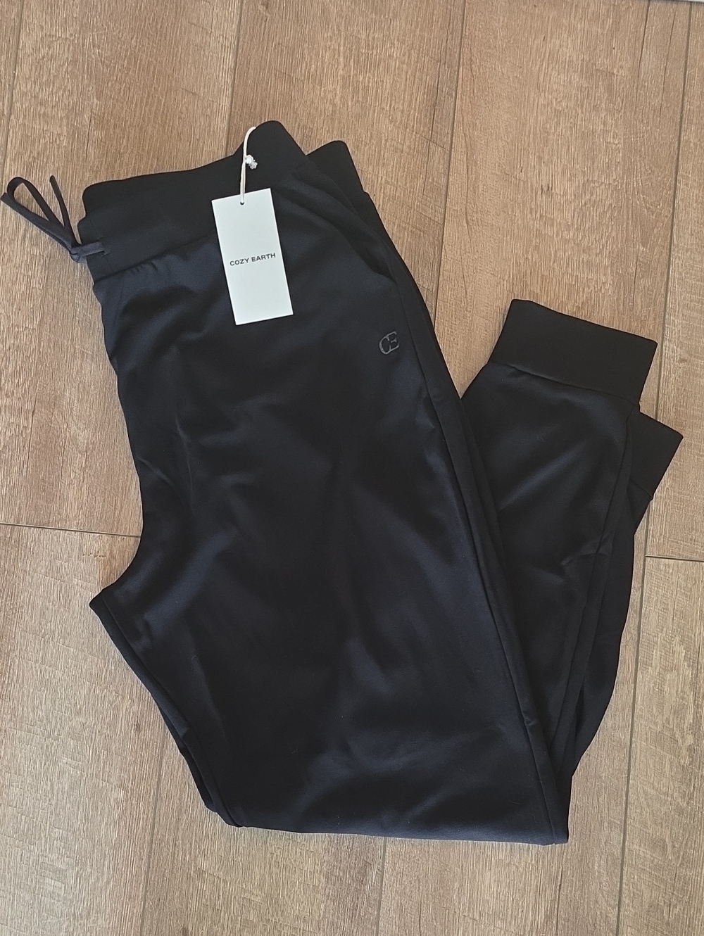 Cozy Earth Women's Bamboo Ultra Soft Jogger Pant Black XL Tall NWT - Picture 2 of 15